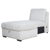 Jezz Sectional Sleeper Sofa w USB | 4 Pillows | Foam | Mist Gray Corduroy
