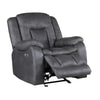 Olaf 3pc 6 Seater Power Recliner Set | USB | Adjustable Headrest | Gray