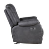 Olaf 3pc 6 Seater Power Recliner Set | USB | Adjustable Headrest | Gray