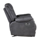 Olaf 3pc 6 Seater Power Recliner Set | USB | Adjustable Headrest | Gray