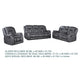 Olaf 3pc 6 Seater Power Recliner Set | USB | Adjustable Headrest | Gray