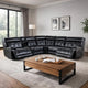 Nick 3pc Corner Power Recliner Sofa | 5 Seater | Cupholders | Black