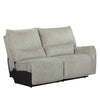 Rey 3pc Power Reclining Sectional Sofa w Console & Wedge | Latte Gray
