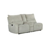 Rey 3pc Power Reclining Sectional Sofa w Console & Wedge | Latte Gray
