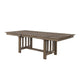 Harris Extendable Dining Table | 66-94" Top | Walnut Brown Wood