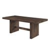 Ony Dining Table | 79" Rectangular Top | Dark Walnut Brown Wood