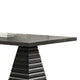 Pex Dining Table | 78" Rectangular Top | Double Pedestal Base | Brown