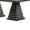 Pex Dining Table | 78" Rectangular Top | Double Pedestal Base | Brown