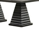 Pex Dining Table | 78" Rectangular Top | Double Pedestal Base | Brown
