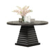 Pex Dining Table | 54" Round Top | Pedestal Base | Espresso Brown
