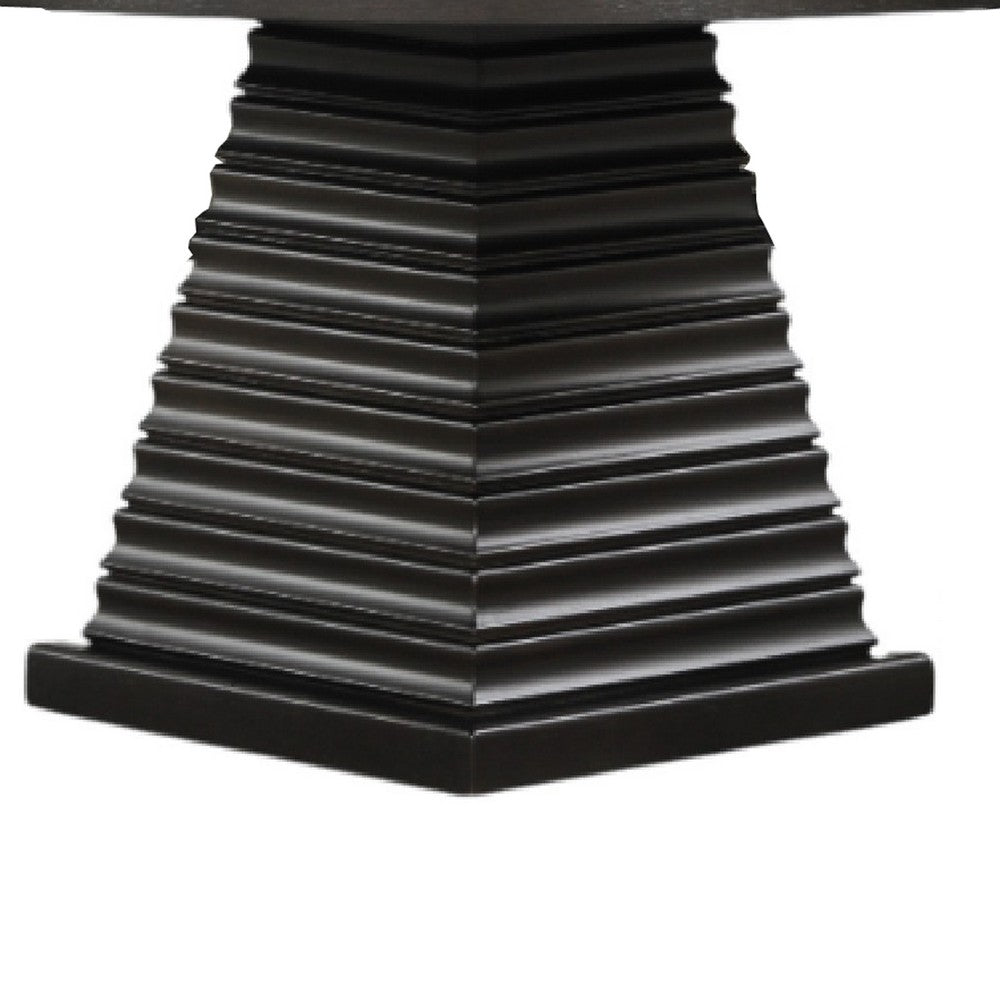 Pex Dining Table | 54" Round Top | Pedestal Base | Espresso Brown