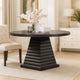Pex Dining Table | 54" Round Top | Pedestal Base | Espresso Brown