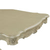 Kerra Dining Table | 84-102" Extension Top w Leaf | Champagne Silver