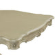 Kerra Dining Table | 84-102" Extension Top w Leaf | Champagne Silver