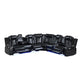 Ronie Black 3pc Sectional Power Reclining Sofa | Lights & Bluetooth Speaker