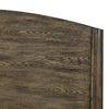 Roxy King Bed w Mid-Century Modern Design | Walnut Brown Okume
