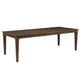 Henry Dining Table | 78-96" Extendable Leaf | Vintage Mocha Brown