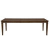 Henry Dining Table | 78-96" Extendable Leaf | Vintage Mocha Brown