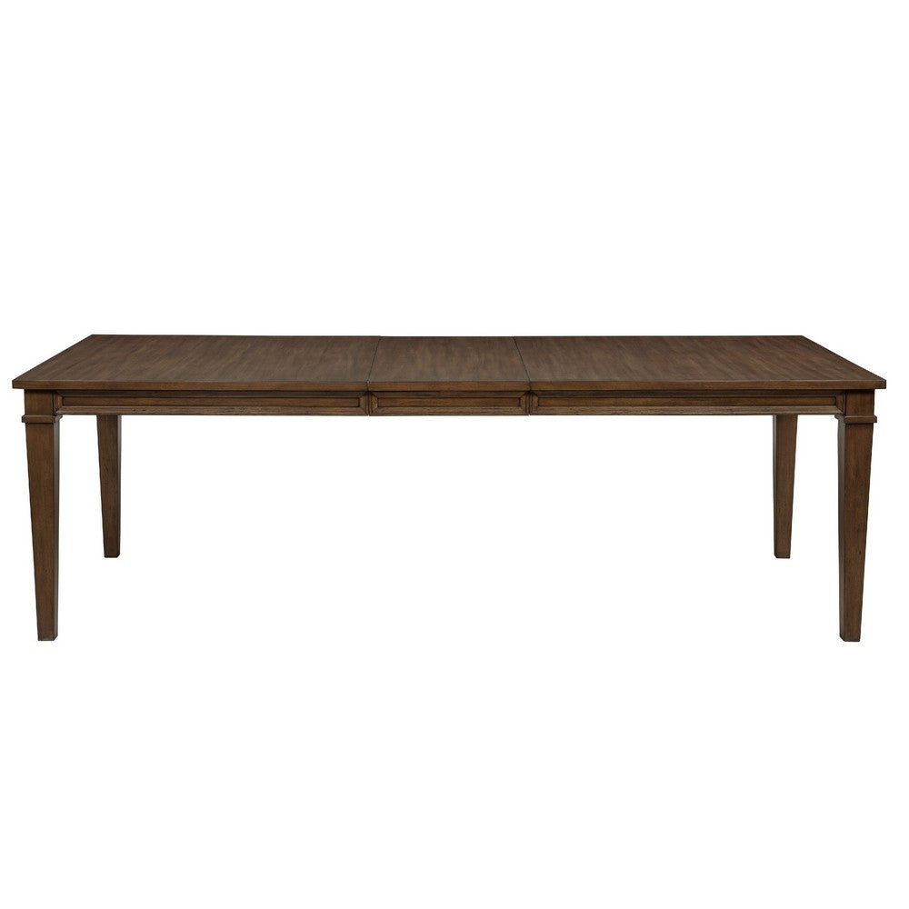 Henry Dining Table | 78-96" Extendable Leaf | Vintage Mocha Brown