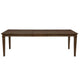 Henry Dining Table | 78-96" Extendable Leaf | Vintage Mocha Brown