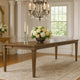 Henry Dining Table | 78-96" Extendable Leaf | Vintage Mocha Brown