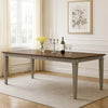 Henry Dining Table | 78-96" Extendable Leaf | Vintage Light Cream