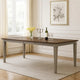 Henry Dining Table | 78-96" Extendable Leaf | Vintage Light Cream