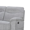 Chela Manual Reclining Sofa | Pillow Arms | Mist Gray Polyester | 84"
