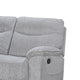 Chela Manual Reclining Sofa | Pillow Arms | Mist Gray Polyester | 84"