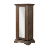 Vesy Swivel Tall Lingerie Chest w Mirror | 6 Drawers | Walnut Brown
