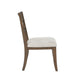 Henry Dining Side Chair Set of 2 | Slat Back | Vintage Mocha Brown & Beige