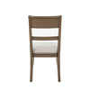 Henry Dining Side Chair Set of 2 | Slat Back | Vintage Mocha Brown & Beige