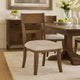 Henry Dining Side Chair Set of 2 | Slat Back | Vintage Mocha Brown & Beige