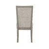 Henry Dining Side Chair Set of 2 | Beige Polyester | Vintage Light Cream