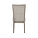Henry Dining Side Chair Set of 2 | Beige Polyester | Vintage Light Cream