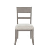 Henry Dining Side Chair Set of 2 | Slat Back | Vintage Light Cream & Beige
