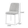 Ery Dining Side Chair Set of 2 | Green Cushions | Black Metal Frame