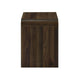 Maria Bedside End Table | 2 Drawers | Walnut Brown Waterfall Edges