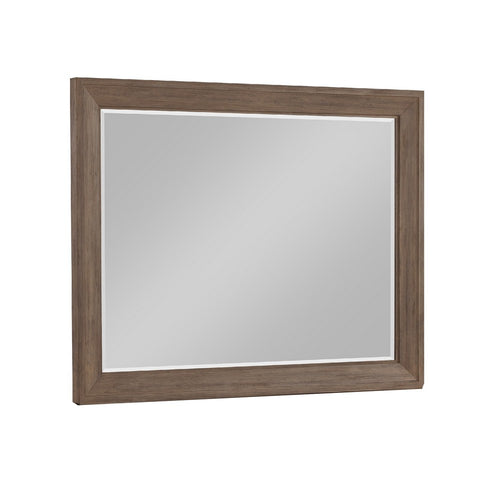 Henry Dresser Mirror | Vintage Mocha Brown | Picture Frame Molding 39x50