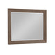 Henry Dresser Mirror | Vintage Mocha Brown | Picture Frame Molding 39x50