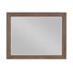 Henry Dresser Mirror | Vintage Mocha Brown | Picture Frame Molding 39x50