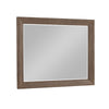 Henry Dresser Mirror | Vintage Mocha Brown | Picture Frame Molding 39x50
