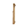 Seny Dresser Mirror | Crown Molding | Honey Brown Rubberwood | 33x48