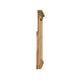 Seny Dresser Mirror | Crown Molding | Honey Brown Rubberwood | 33x48