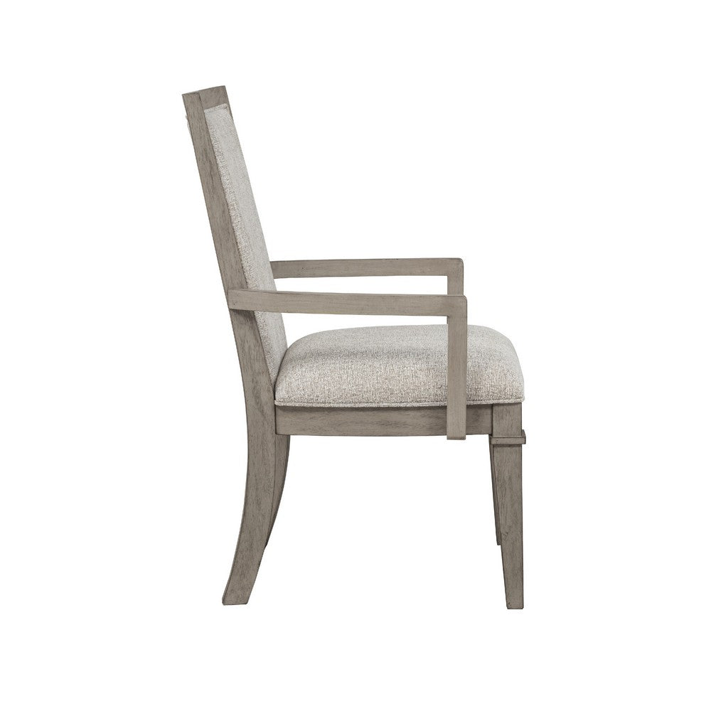 Henry Dining Chair Set of 2 | Beige Polyester | Vintage Light Cream