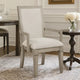 Henry Dining Chair Set of 2 | Beige Polyester | Vintage Light Cream