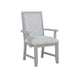 Ion Dining Armchair Set of 2 | Padded Polyester Seat | Mist Gray Wood