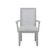 Ion Dining Armchair Set of 2 | Padded Polyester Seat | Mist Gray Wood