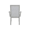 Ion Dining Armchair Set of 2 | Padded Polyester Seat | Mist Gray Wood