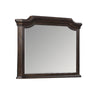Lynda Dresser Mirror | 44" Low Distortion | Walnut Brown Crown Molding